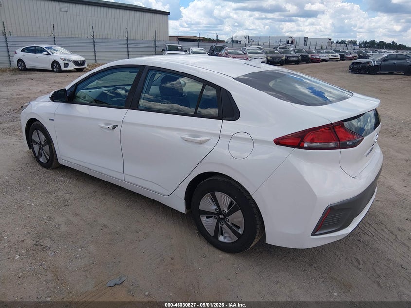 Vin: kmhc65lc9lu233317, lot: 46530246, hyundai ioniq hybrid blue 20203
