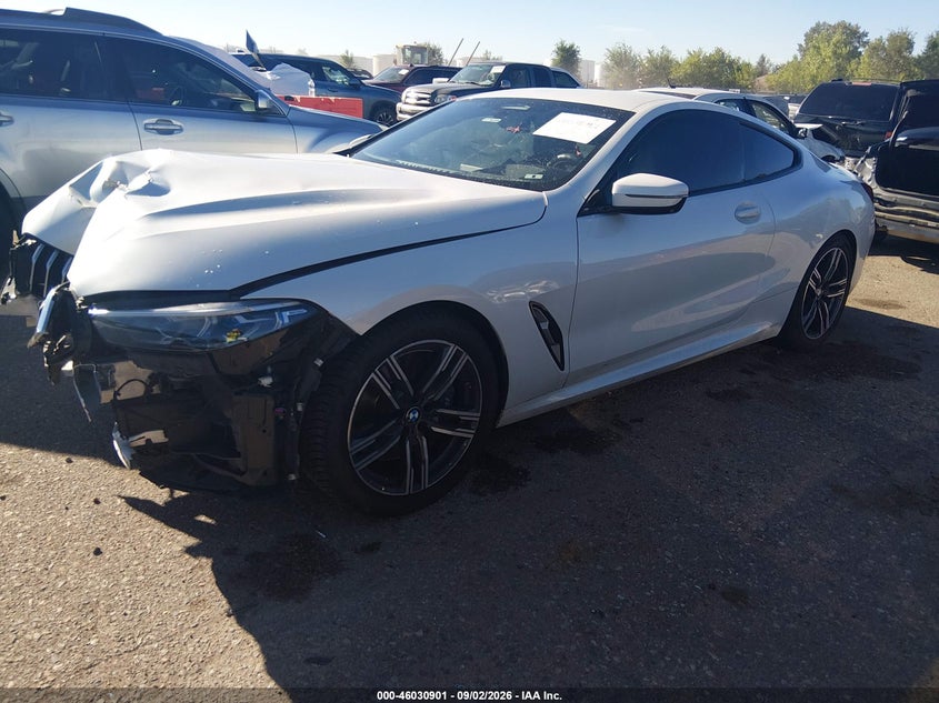 Vin: wbaae4c04lcd25391, lot: 46530320, bmw 840i xdrive 20202