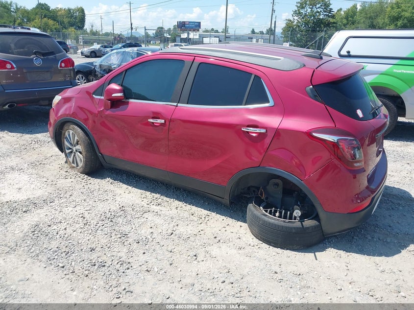 Vin: kl4cjasb4hb051557, lot: 46530413, buick encore preferred 20173
