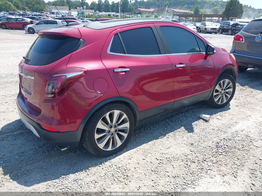 Vin: kl4cjasb4hb051557, lot: 46530413, buick encore preferred 20174