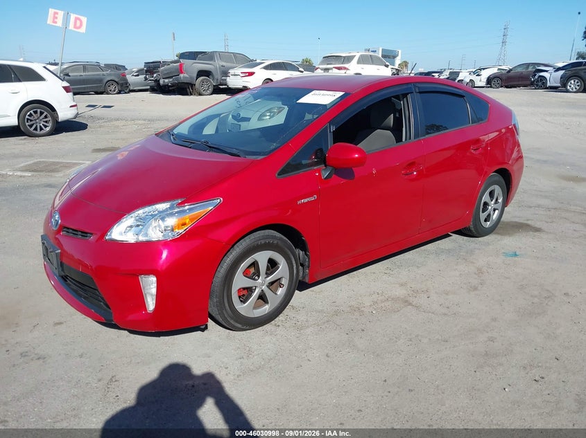 2013 TOYOTA PRIUS auction photo 2