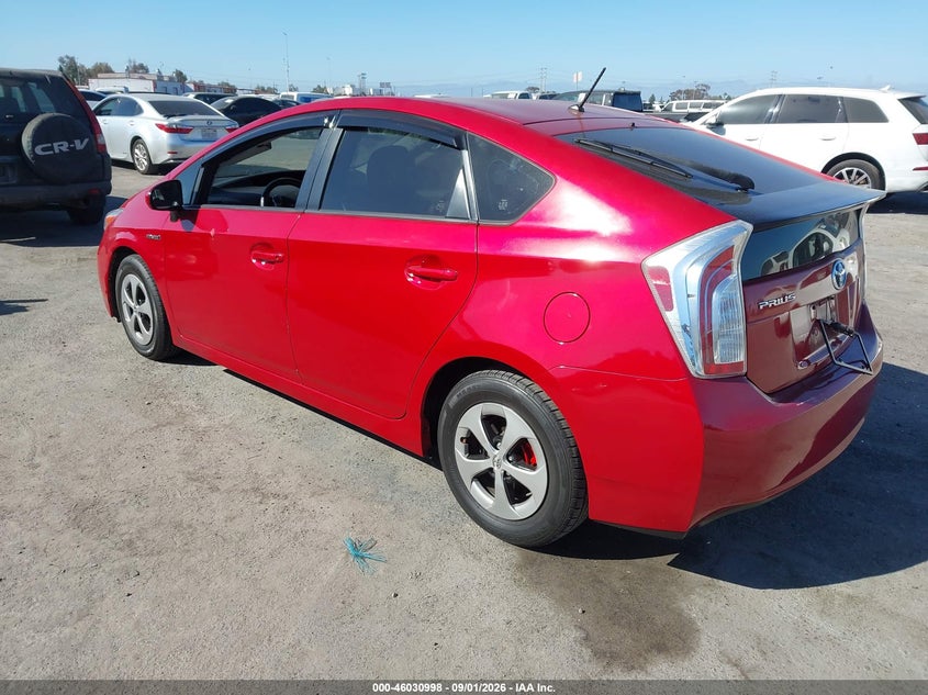 2013 TOYOTA PRIUS auction photo 3