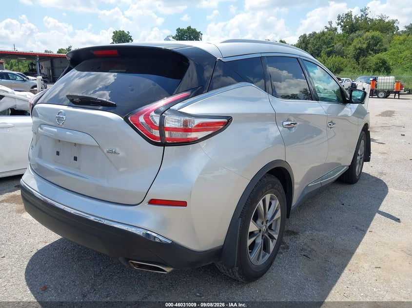 Vin: 5n1az2mgxfn277713, lot: 46530428, nissan murano sl 20154