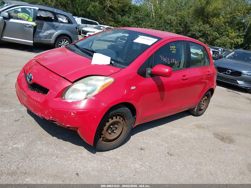 Vin: jtdkt4k36a5318126, lot: 46530442, toyota yaris 20102