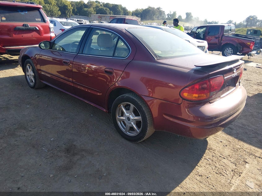 OLDSMOBILE ALERO 2003 VIN 1G3NF52E33C245145