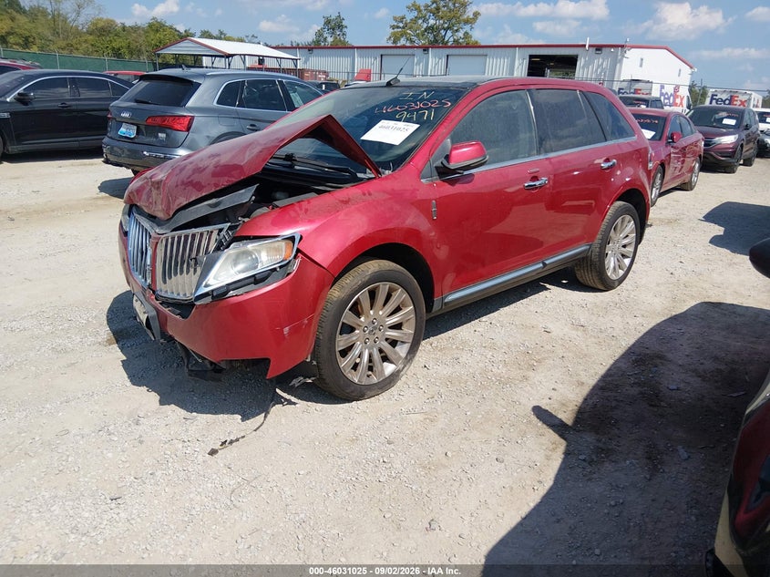 LINCOLN MKX 2012 VIN 2LMDJ6JK4CBL19471