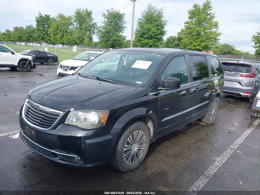 Vin: 2c4rc1hg0er332555, lot: 46530448, chrysler town & country s 20142