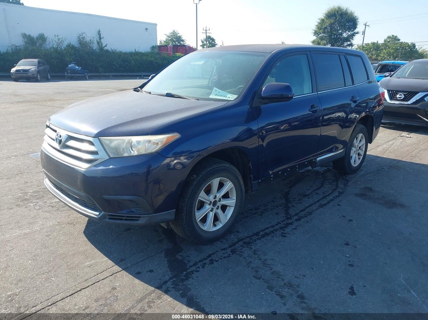 TOYOTA HIGHLANDER 2013 VIN 5TDZA3EH1DS038229