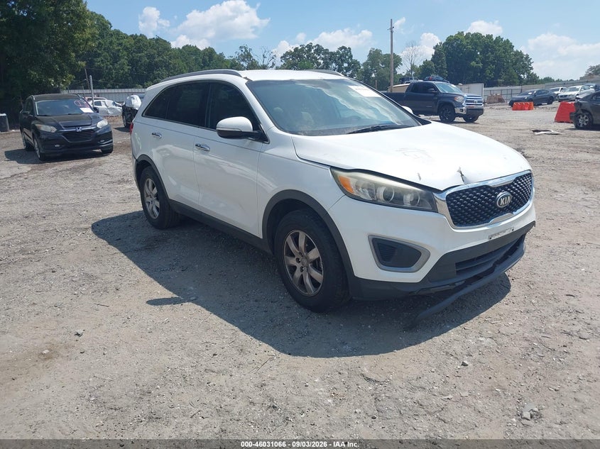 Vin: 5xypg4a31gg029831, lot: 46530485, kia sorento 2.4l lx 20161