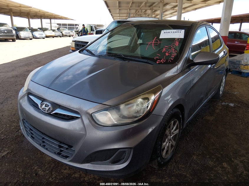 Vin: kmhct4aexeu728815, lot: 46530510, hyundai accent gls 20142