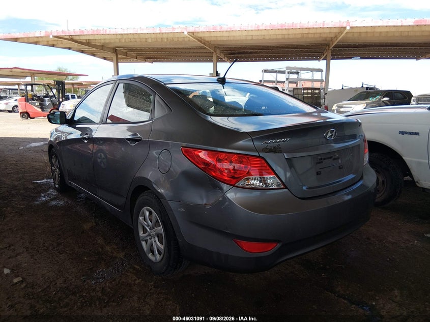 Vin: kmhct4aexeu728815, lot: 46530510, hyundai accent gls 20143
