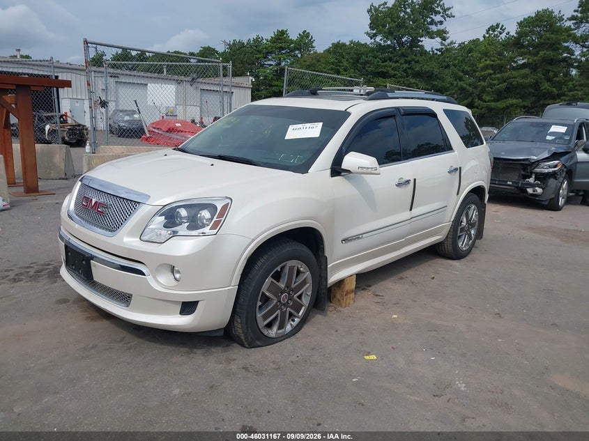 Vin: 1gkkvted6cj337041, lot: 46530587, gmc acadia denali 20122