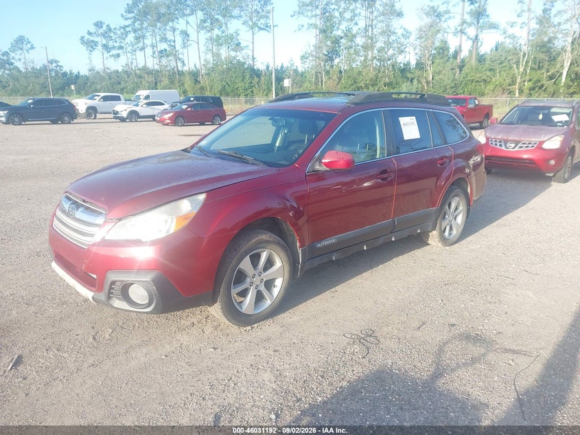 2013 SUBARU OUTBACK SPORT UTILITY VEHICLE 2.5L H-4 DOHC, VVT, REGULAR , 173HP