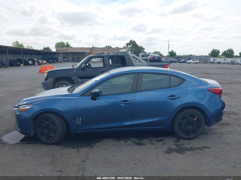 2018 MAZDA 3 SEDAN 2.0L I-4 DI, DOHC, VVT, 155HP