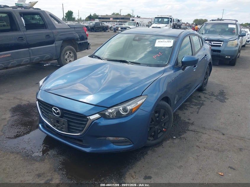 2018 MAZDA 3 SEDAN 2.0L I-4 DI, DOHC, VVT, 155HP