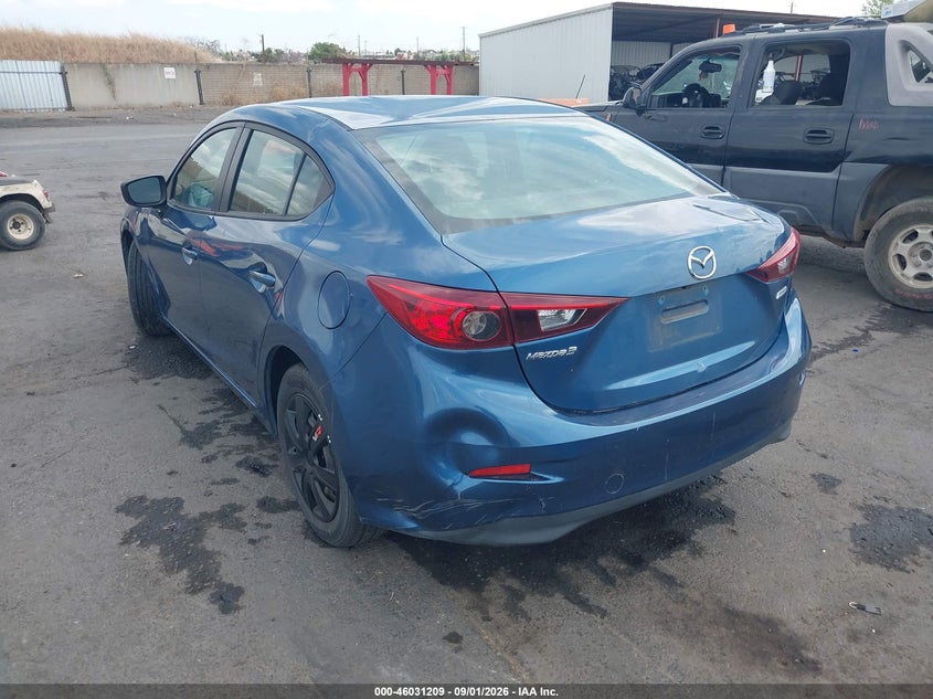 2018 MAZDA 3 SEDAN 2.0L I-4 DI, DOHC, VVT, 155HP