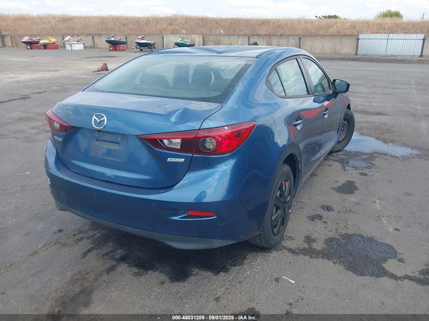 2018 MAZDA 3 SEDAN 2.0L I-4 DI, DOHC, VVT, 155HP