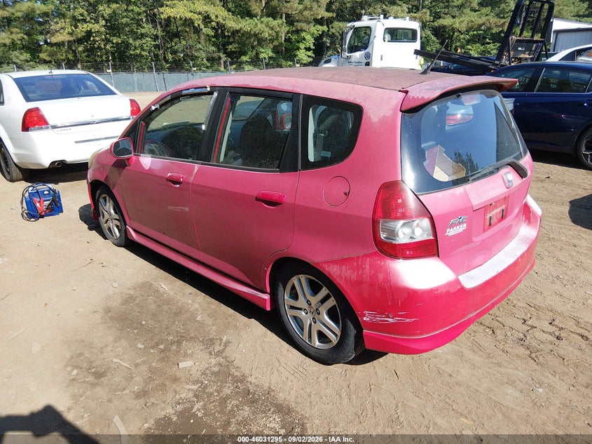 2007 HONDA FIT auction photo 3