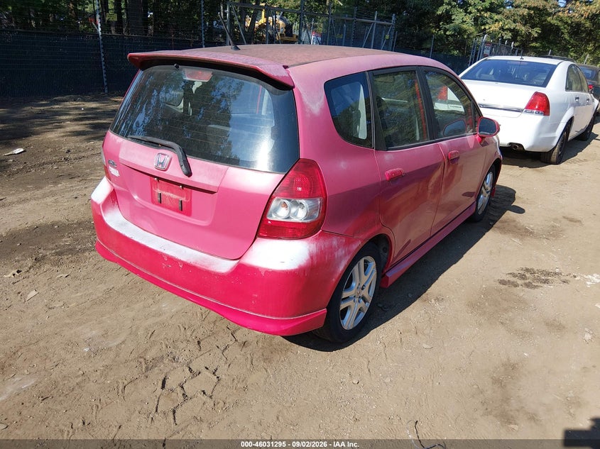 2007 HONDA FIT auction photo 4