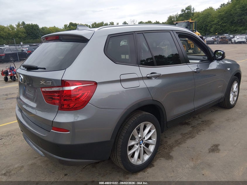 2014 BMW X3 SPORT UTILITY VEHICLE 2.0L I-4 DI, DOHC, VVT, TURBO, PREMIUM , 240HP