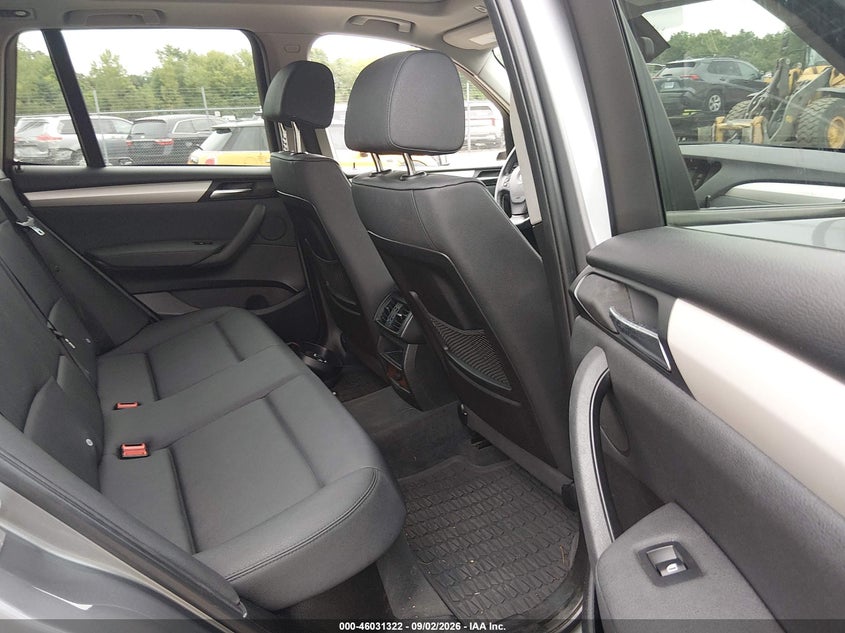 2014 BMW X3 SPORT UTILITY VEHICLE 2.0L I-4 DI, DOHC, VVT, TURBO, PREMIUM , 240HP