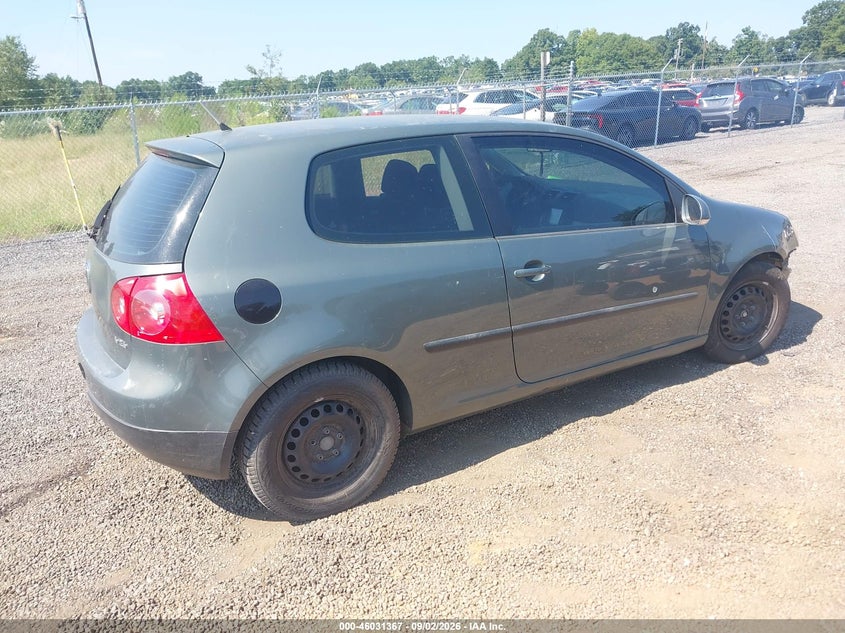 VOLKSWAGEN RABBIT 2008 VIN WVWBA71K48W117796
