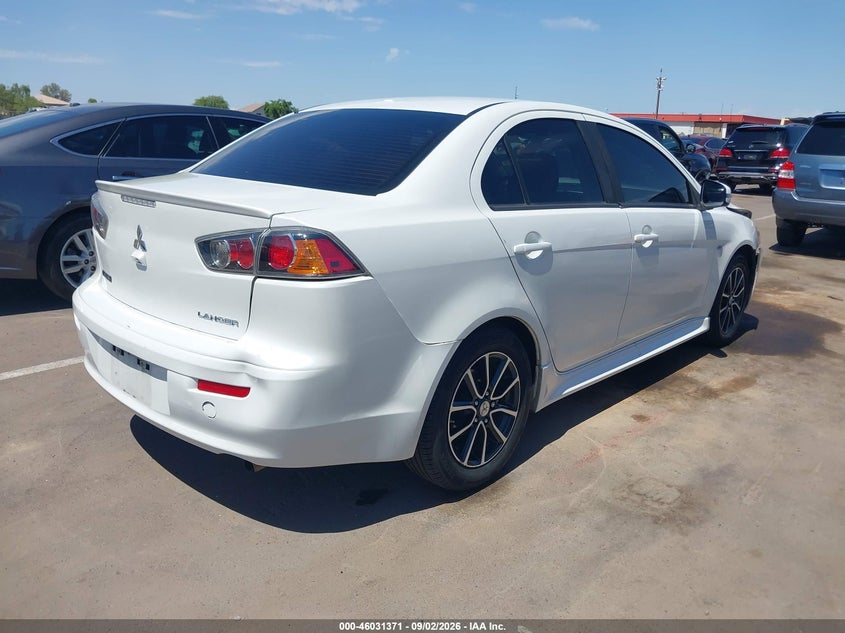Vin: ja32u2fu9hu013674, lot: 46530789, mitsubishi lancer es 20174