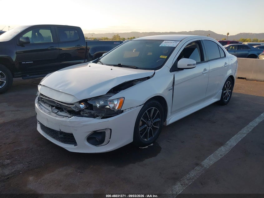 Vin: ja32u2fu9hu013674, lot: 46530789, mitsubishi lancer es 20172