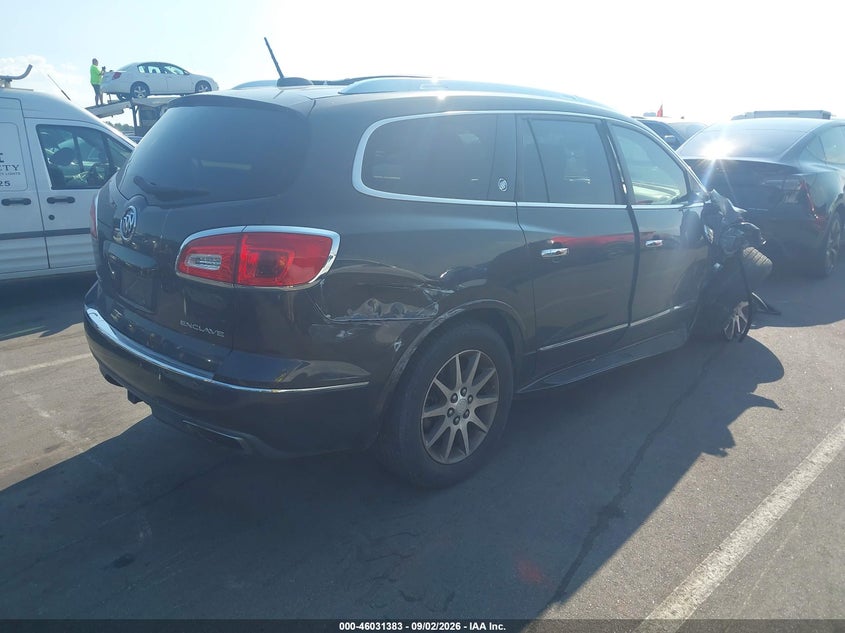 Vin: 5gakrbkd7gj237522, lot: 46530802, buick enclave leather 20164