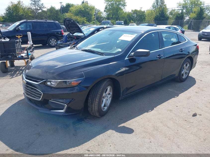 Vin: 1g1zb5st3jf195427, lot: 46530809, chevrolet malibu 1ls 20182
