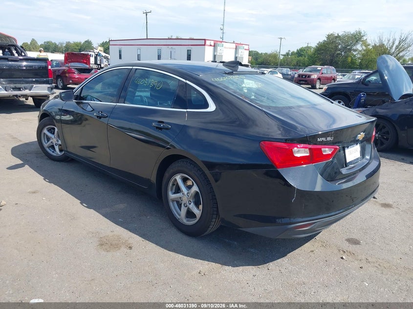 Vin: 1g1zb5st3jf195427, lot: 46530809, chevrolet malibu 1ls 20183