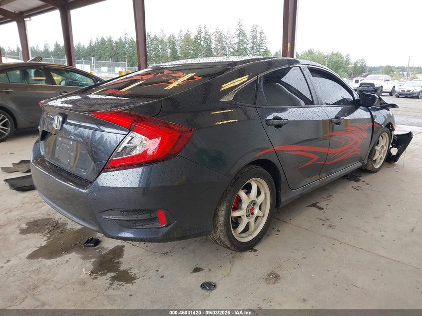 Vin: 19xfc2f51ge242216, lot: 46530839, honda civic lx 20164
