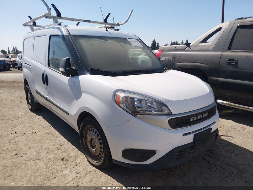 Vin: zfbhrfabxn6w37593, lot: 46530848, ram promaster city cargo van 20221