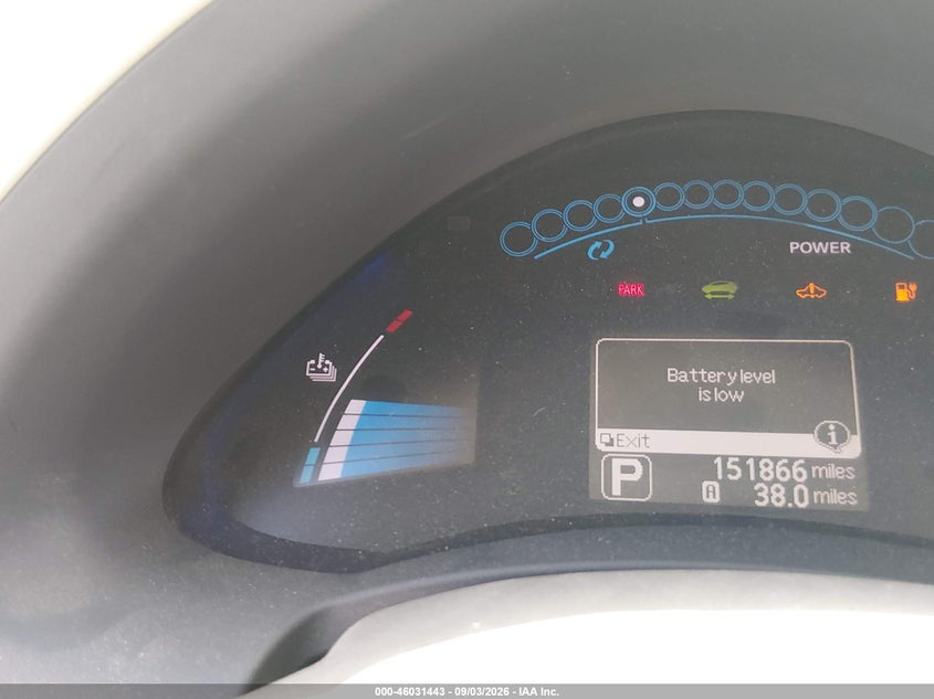 NISSAN LEAF 2012 VIN JN1AZ0CPXCT024041