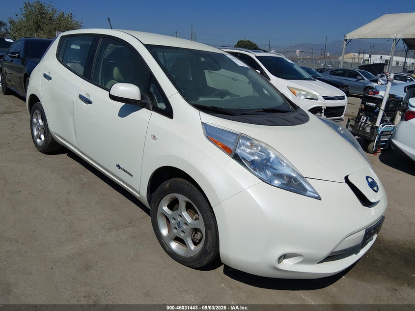 Vin: jn1az0cpxct024041, lot: 46530862, nissan leaf sl 2012 img_1
