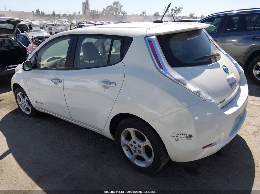 NISSAN LEAF 2012 VIN JN1AZ0CPXCT024041