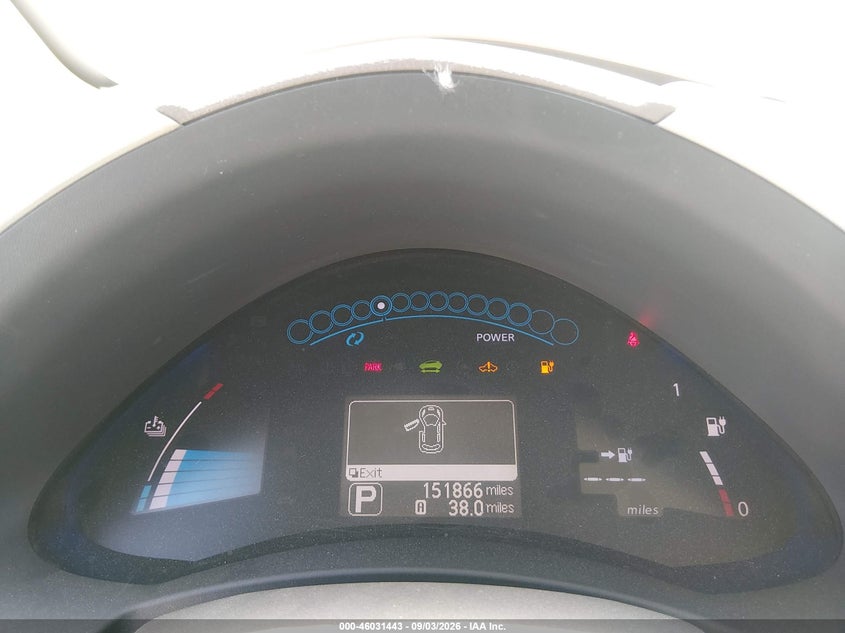 NISSAN LEAF 2012 VIN JN1AZ0CPXCT024041