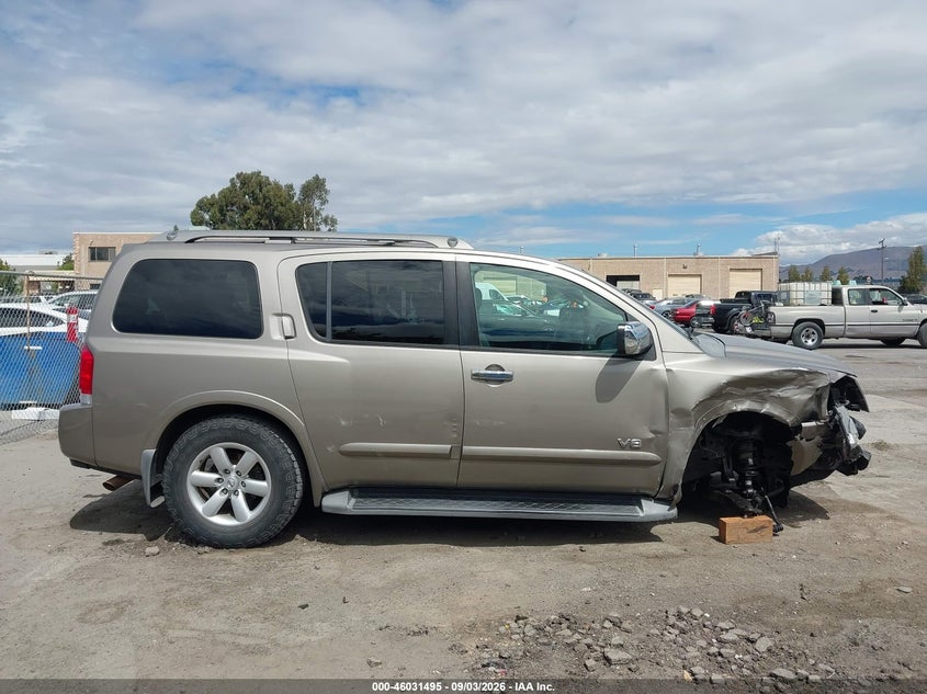 NISSAN ARMADA 2008 VIN 5N1AA08D48N629294