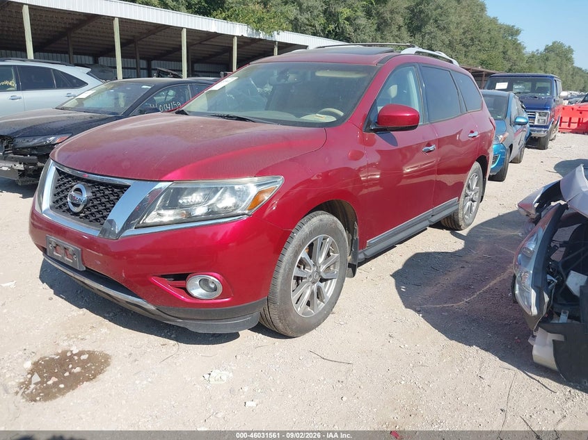 2013 NISSAN PATHFINDER auction photo 2