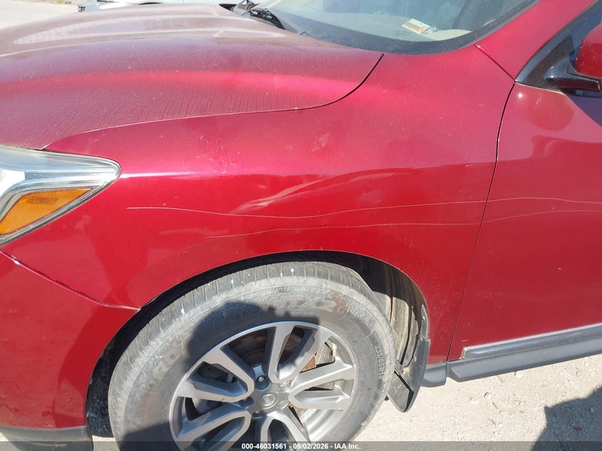 2013 NISSAN PATHFINDER auction photo 6