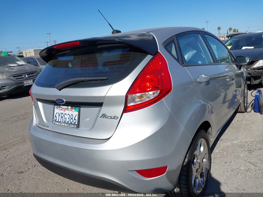 Vin: 3fadp4fj1dm186354, lot: 46531008, ford fiesta titanium 20134