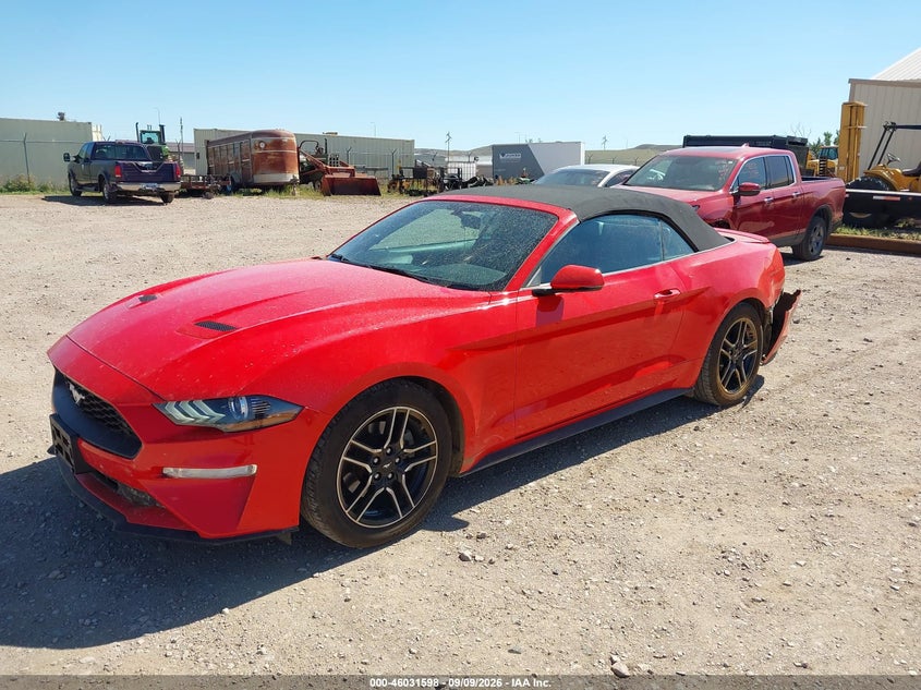 Vin: 1fatp8uh8j5117827, lot: 46531017, ford mustang ecoboost premium 20182