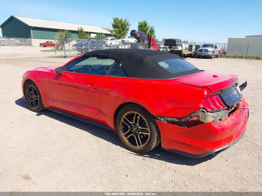 Vin: 1fatp8uh8j5117827, lot: 46531017, ford mustang ecoboost premium 20183
