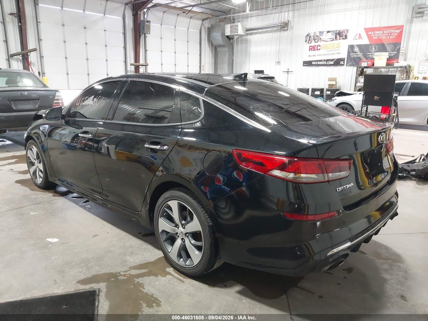 Vin: 5xxgt4l34kg369528, lot: 46531024, kia optima s 20193