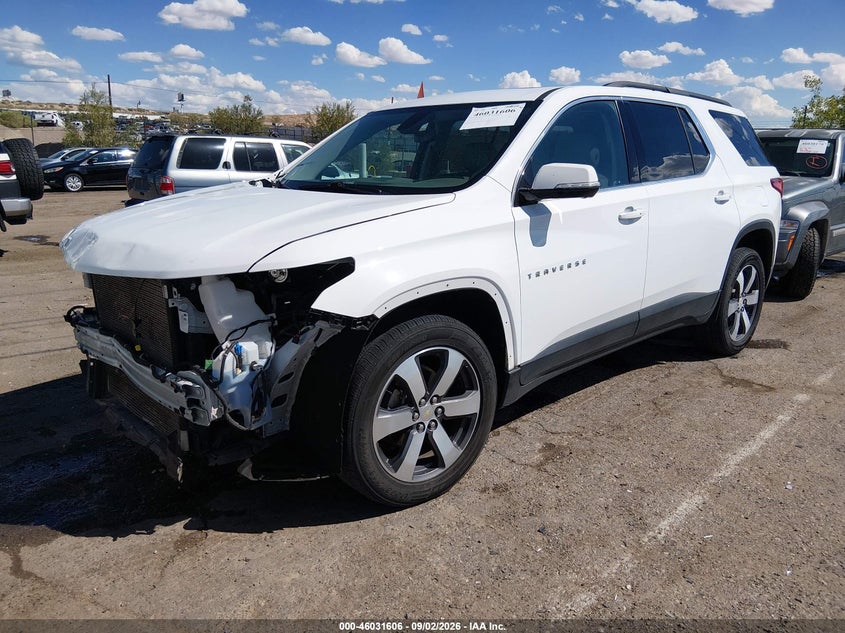 Vin: 1gnevhkw6lj194644, lot: 46531025, chevrolet traverse awd lt leather 20202