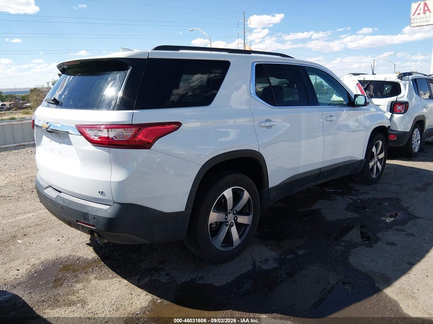 Vin: 1gnevhkw6lj194644, lot: 46531025, chevrolet traverse awd lt leather 20204