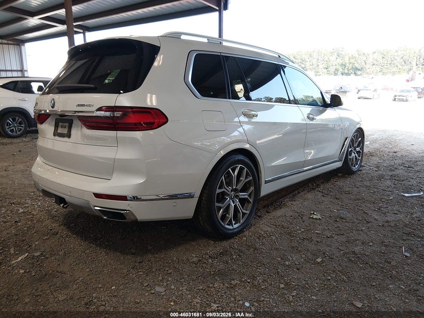 Vin: 5uxcw2c07n9l79552, lot: 46531100, bmw x7 xdrive40i 20224