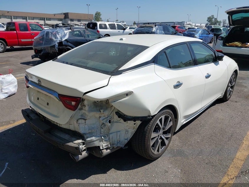 Vin: 1n4aa6ap0hc364290, lot: 46531104, nissan maxima 3.5 s 20174