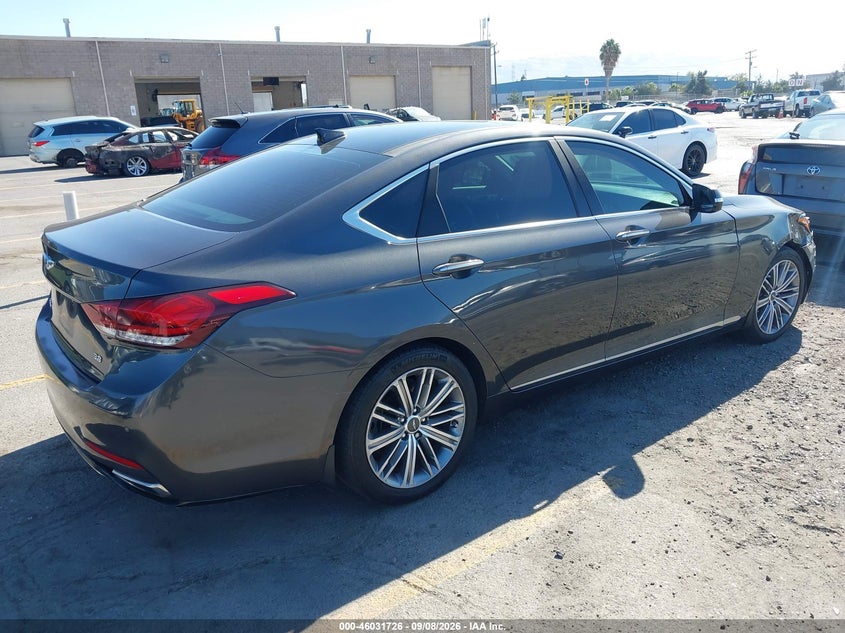 Vin: kmhgn4je9ju225489, lot: 46531145, genesis g80 3.8 20184