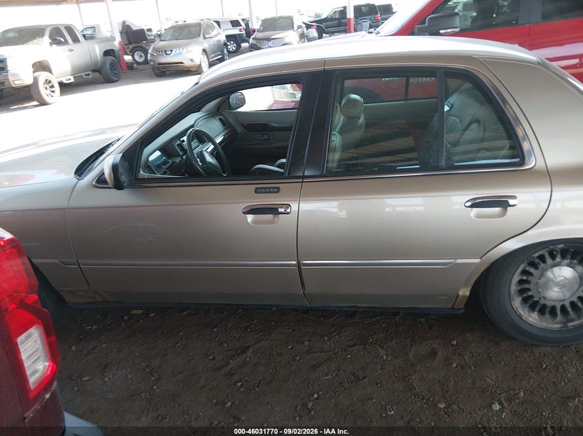 MERCURY GRAND MARQUIS 2000 VIN 2MEFM75W8YX665633